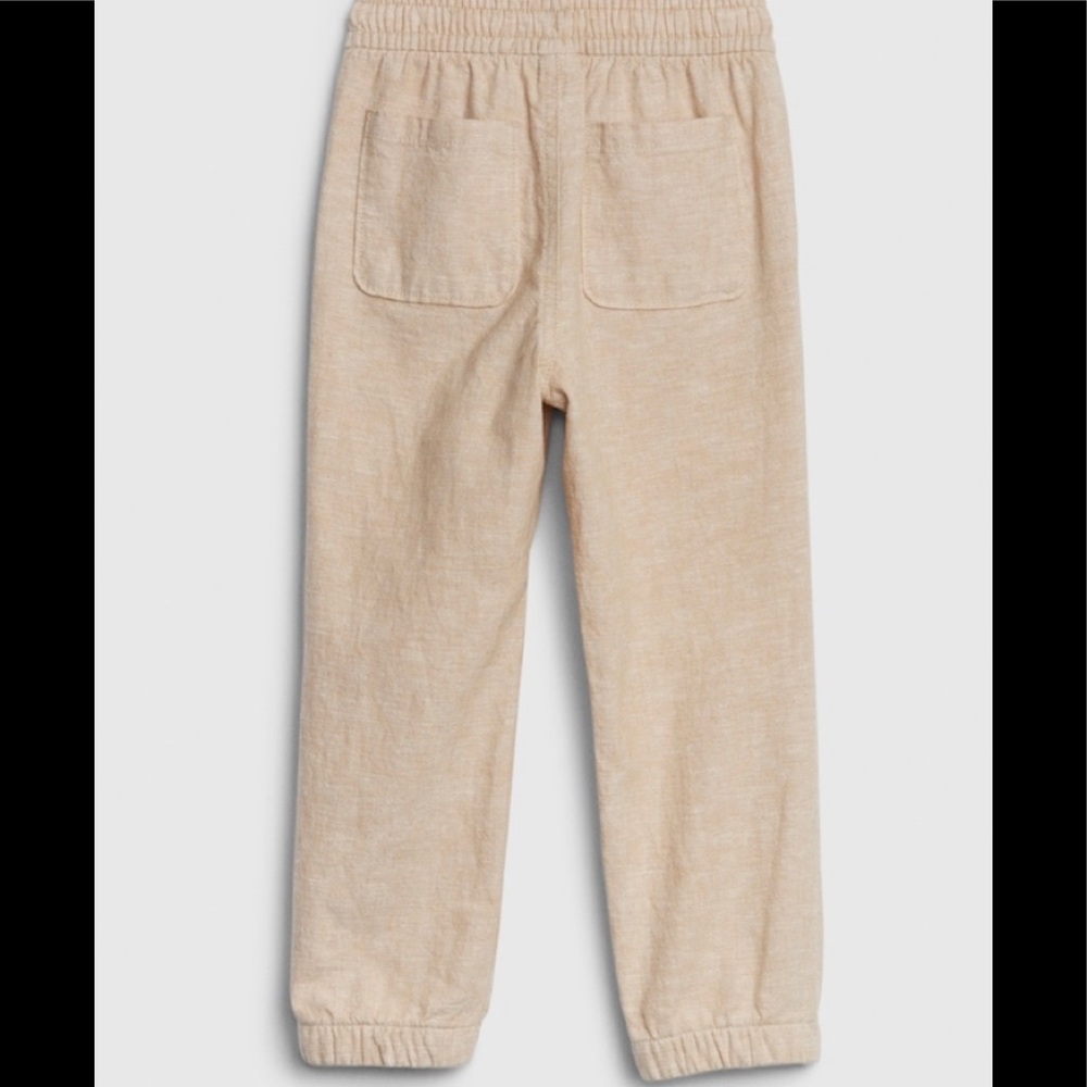 Toddler Slim Linen Pull-On Joggers